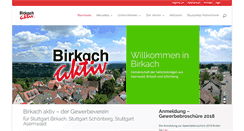 Desktop Screenshot of birkach-aktiv.de