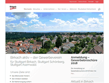 Tablet Screenshot of birkach-aktiv.de